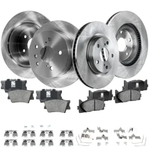 SureStop® 4-Wheel Set Front and Rear Brake Disc and Pad Kit