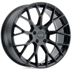 Petrol® 1570P2B405100B72 Aluminum Black Wheel, 15 in. X 7 in., 5 x 4.5 Bolt Pattern