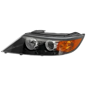 Replacement Driver Side Headlight, with Bulb, Halogen, Clear Lens
