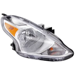 Replacement Passenger Side Headlight, with Bulb, Halogen, Clear Lens, 4 Cyl., 1.6L Engine, CAPA Certified