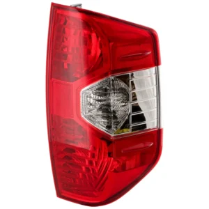 Replacement Passenger Side Tail Light, with Bulb, Halogen, Clear and Red Lens