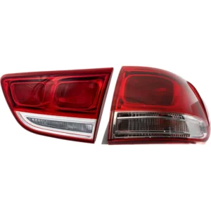 Replacement Passenger Side, Inner and Outer Halogen Tail Light, With bulb(s), OE Replacement, CAPA Certified