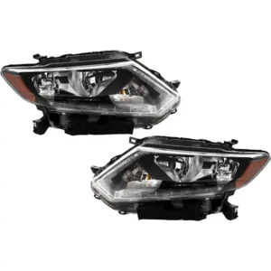 Replacement Driver and Passenger Side Headlight, with Bulbs, Halogen, (SL Model, Without Premium Package)/(S, SV Models)