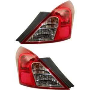 Replacement Driver and Passenger Side, Outer Halogen Tail Light, With bulb(s), OE Replacement