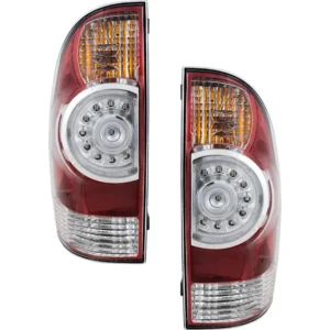 Replacement Driver and Passenger Side LED Tail Light, With bulb(s), OE Replacement