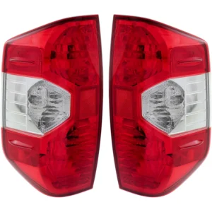 Replacement Driver and Passenger Side Halogen Tail Light, With bulb(s), OE Replacement