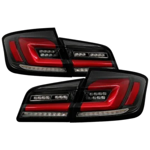 Spyder® 5088512 Driver and Passenger Side LED Tail Light, With bulb(s), Clear Lens, Black Interior
